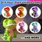 4.3in Paint Your Own Dinosaur Lamp Kit - Arts and Crafts Supplies Painting Kit for Kids Teens